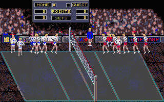 Volleyball Simulator atari screenshot