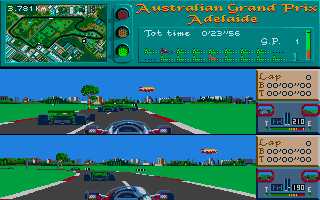 Vroom Multi-Player atari screenshot