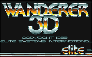 Wanderer 3-D atari screenshot