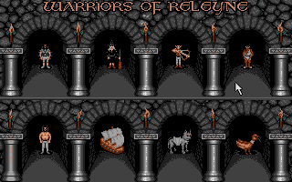 Warriors of Releyne atari screenshot