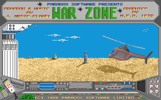 Warzone atari screenshot