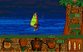 Wind Surf Willy atari screenshot