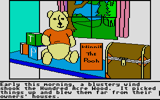 Winnie the Pooh atari screenshot