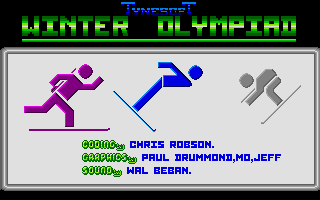 Winter Olympiad '88 atari screenshot