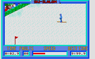 Winter Olympiad '88 atari screenshot