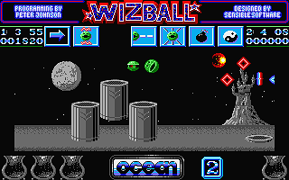 Wizball atari screenshot