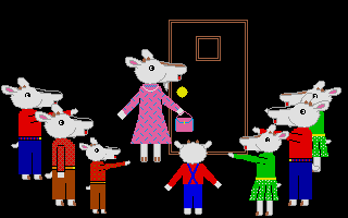 Wolf and the 7 Kids (The) atari screenshot