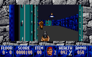 Wolfenstein 3D atari screenshot