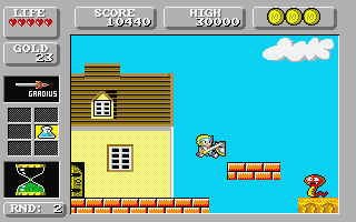 Super Wonder Boy in Monsterland atari screenshot