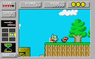 Super Wonder Boy in Monsterland atari screenshot