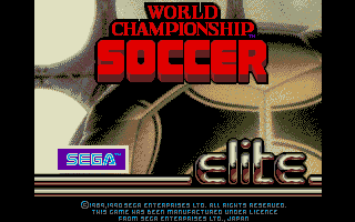 World Championship Soccer atari screenshot