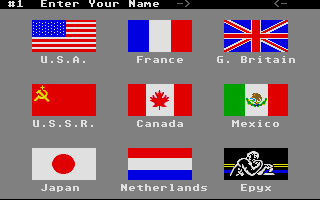 World Games atari screenshot