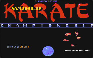 World Karate Championship atari screenshot