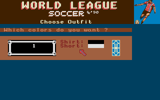 World League Soccer Manager atari screenshot