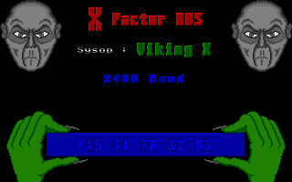X Factor BBS Slideshow atari screenshot