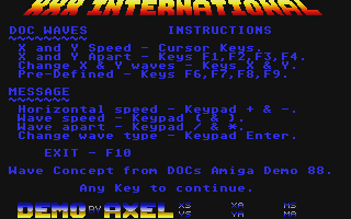 XXX International Megademo atari screenshot