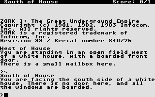 Zork I - Great Underground Empire (The) atari screenshot