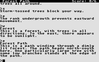 Zork I - Great Underground Empire (The) atari screenshot