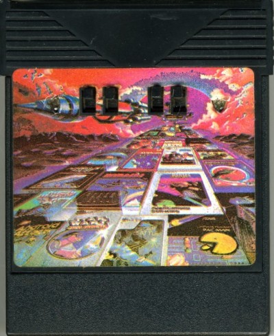 16 Game - 3D Tic-Tac-Toe / Ski Run / Othello / IQ Winner / Cow Boy / Out Law / Air-Sea Battle / Tank War / Laser Blast / Mathmatic / Boxing / Basket Ball / Tennis / Freeway / Bowling / Fishing — Cartridge 1