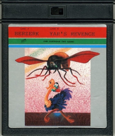 2 in 1 - Berzerk / Yar's Revenge — Cartridge 1