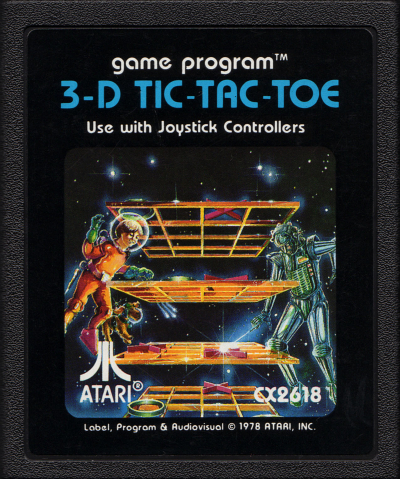 3-D Tic-Tac-Toe — Cartridge 1