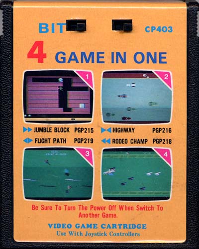 家庭用ゲームソフト Atari 2600 Atari 4 in 1 Game Cartridge 4 Game in 1 CP400 - Atari 2600 Game Cartridge PAL | eBay