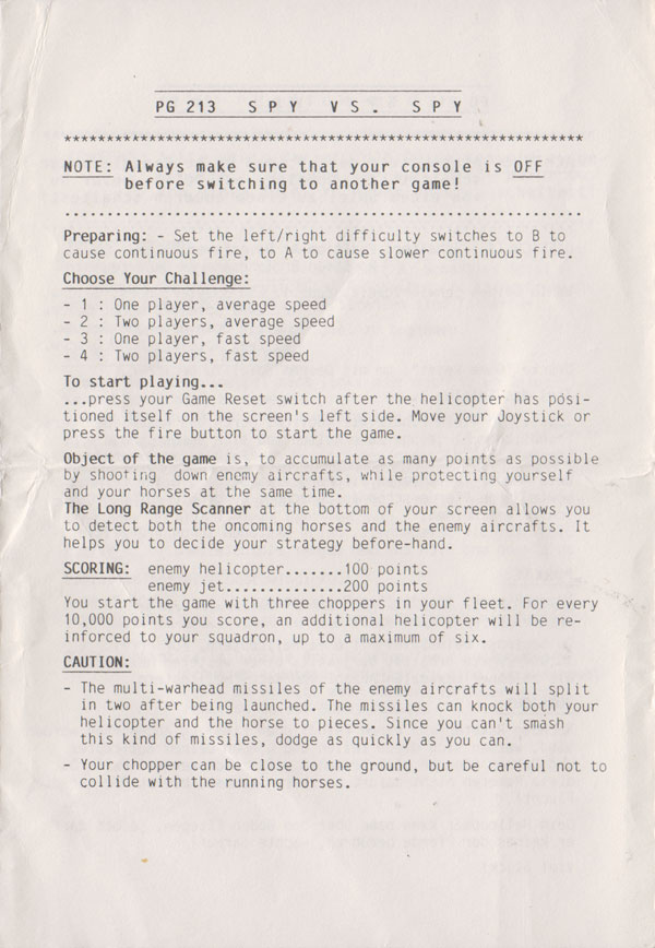 Instructions page 3