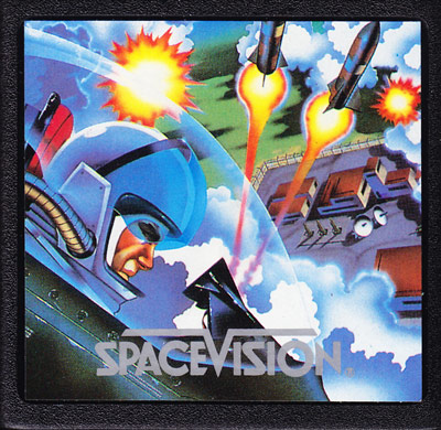 4 in 1 - Chopper Command / Megamania / River Raid / Space Robot — Cartridge 1
