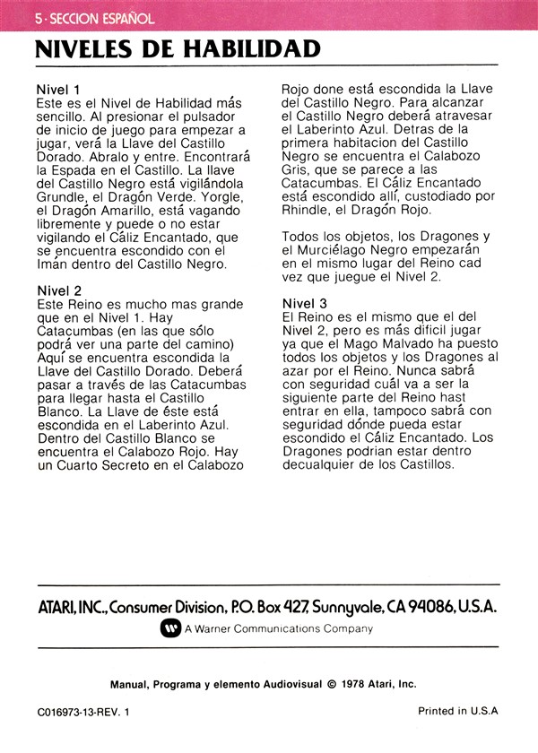 Instructions page 40