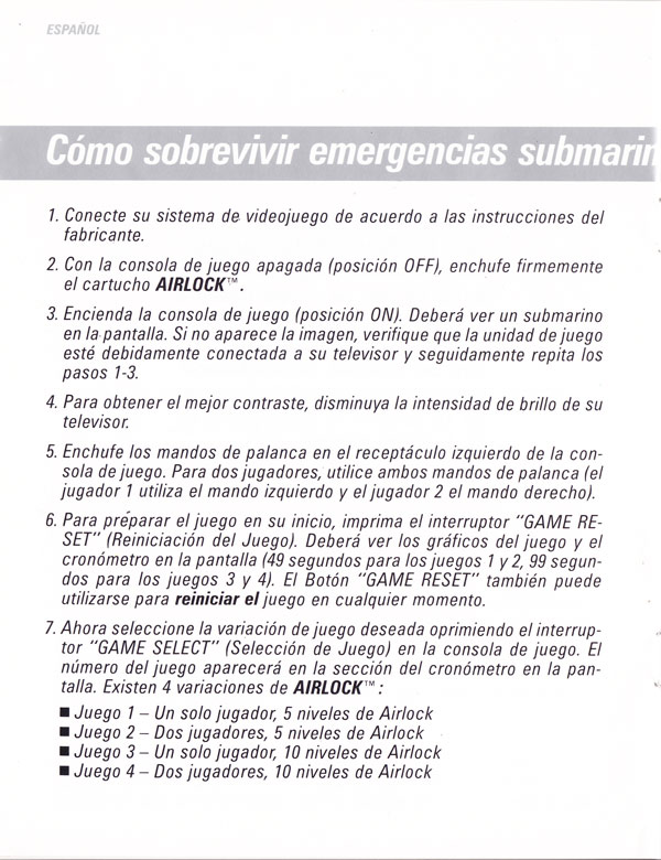 Instructions page 22