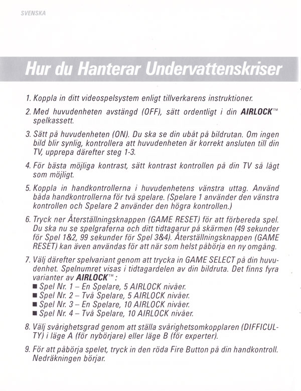Instructions page 26
