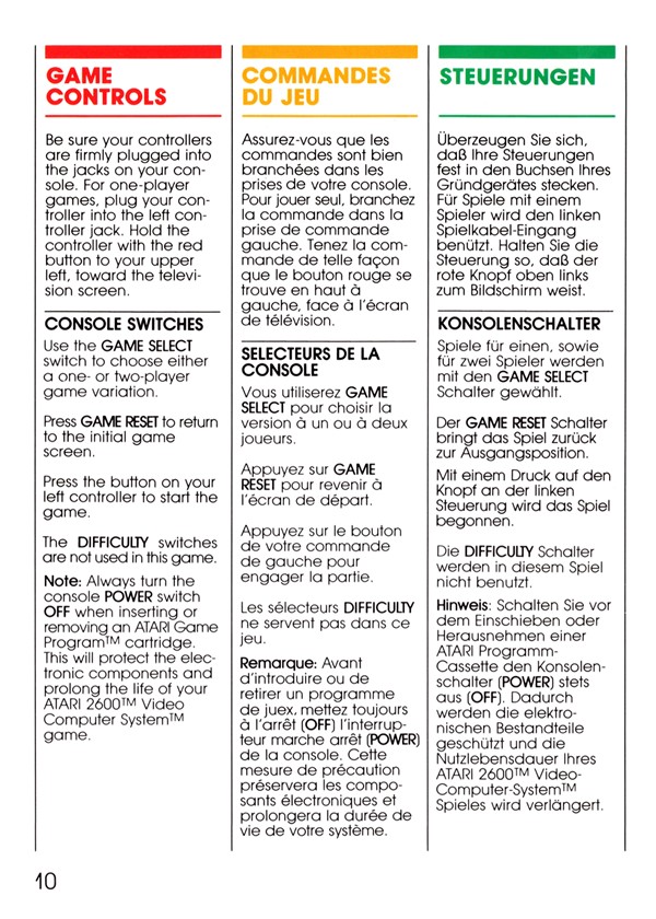 Instructions page 10