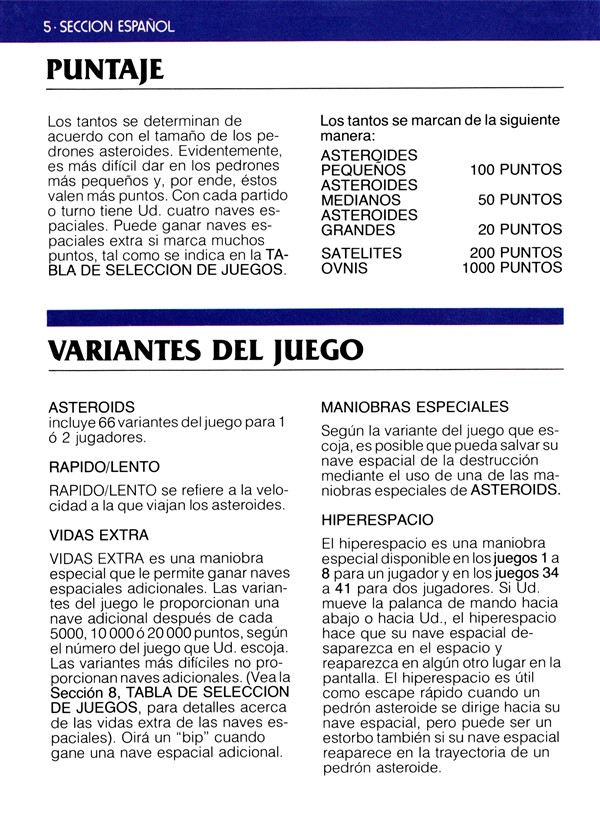 Instructions page 38