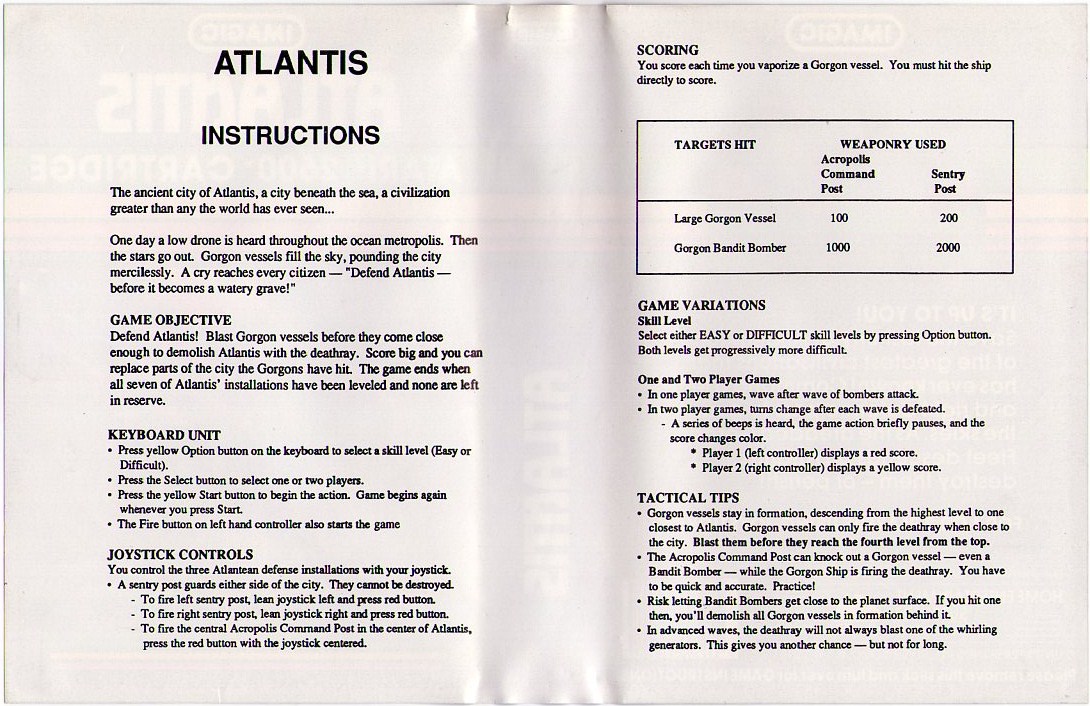 Instructions page 1