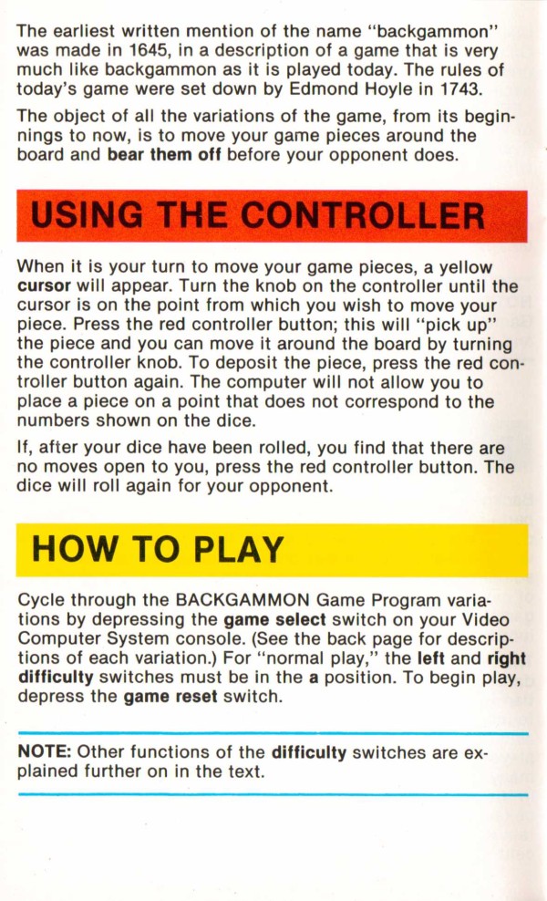 Official Backgammon Rules Pdf