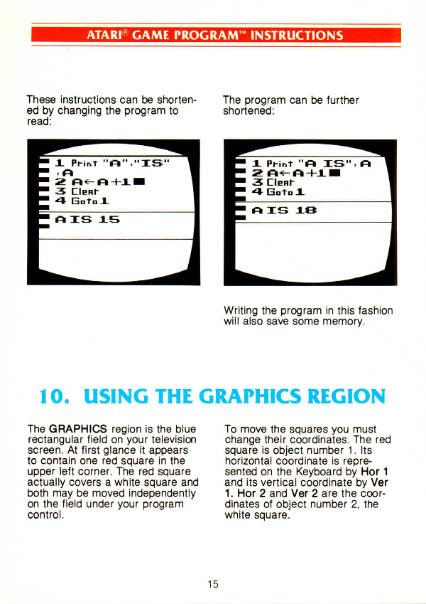 Instructions page 18
