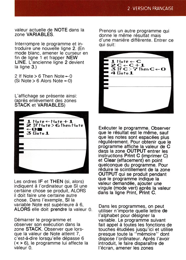 Instructions page 29