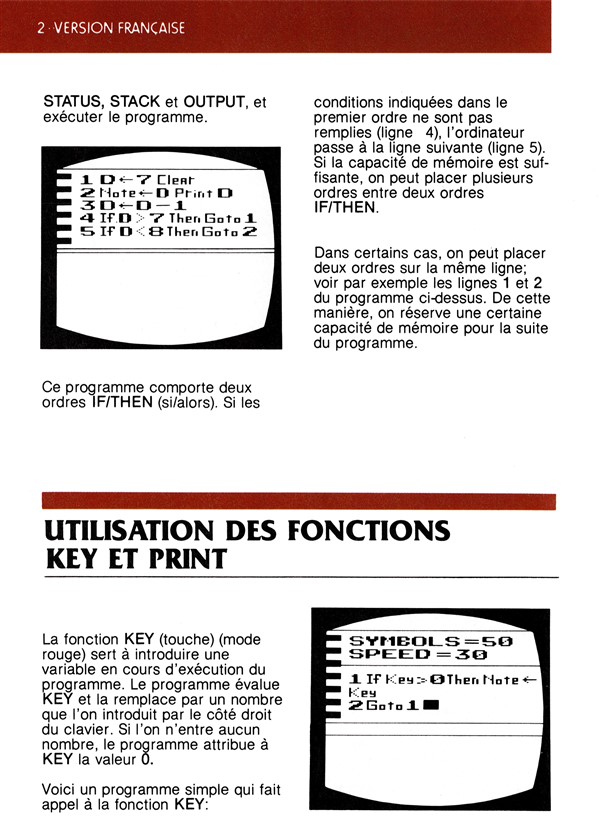 Instructions page 30