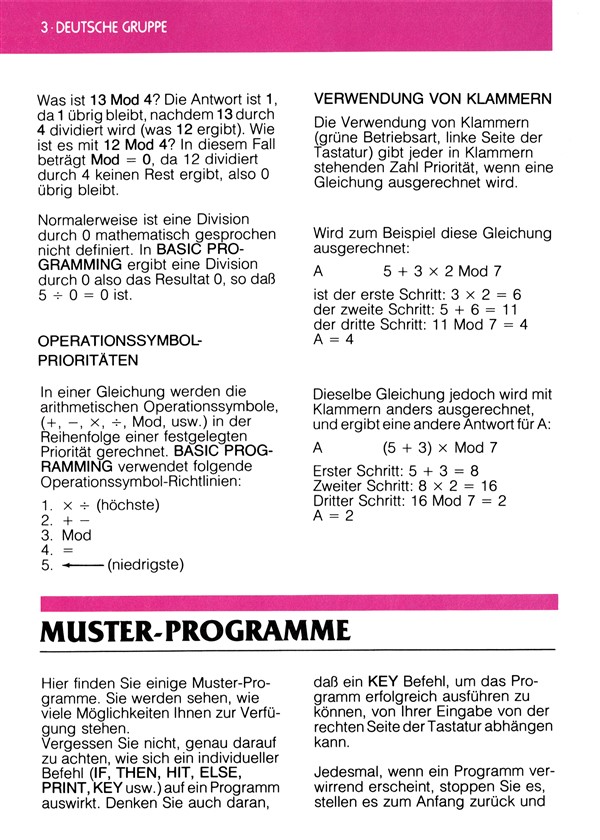 Instructions page 54
