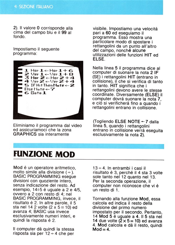 Instructions page 72