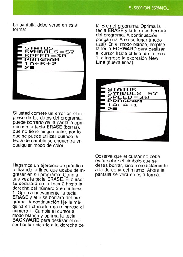 Instructions page 83