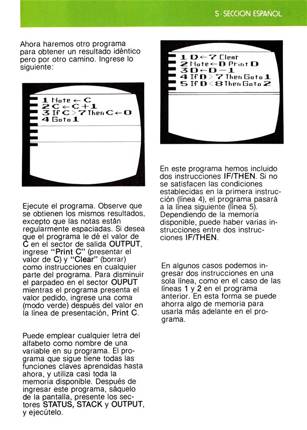 Instructions page 89