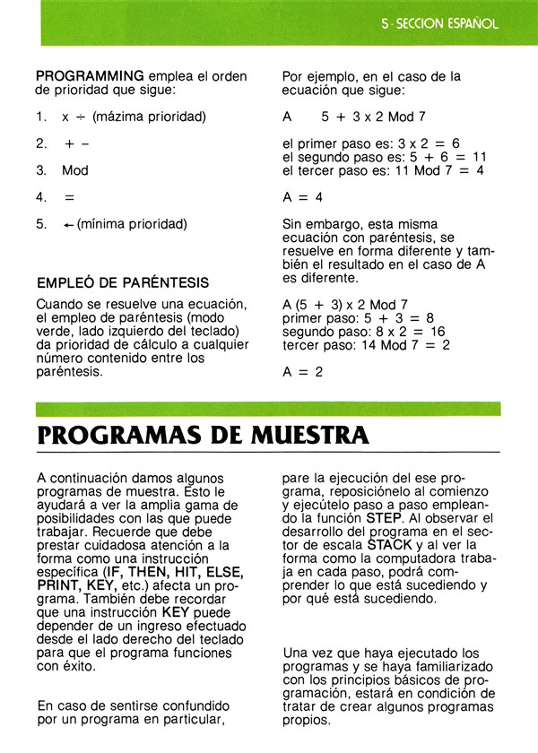 Instructions page 95