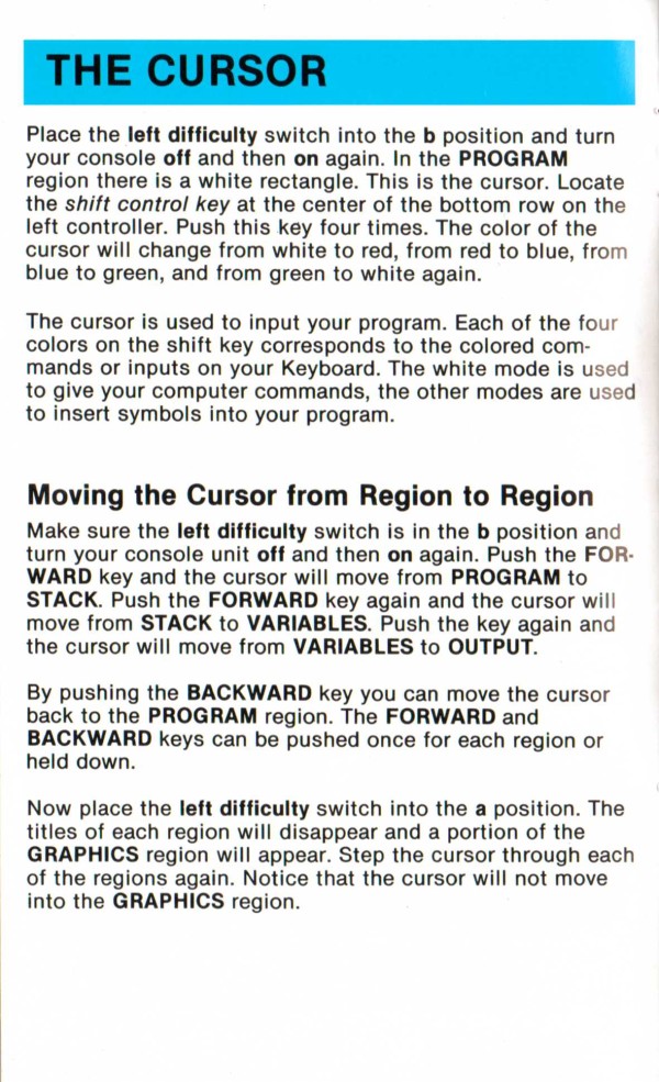 Instructions page 30