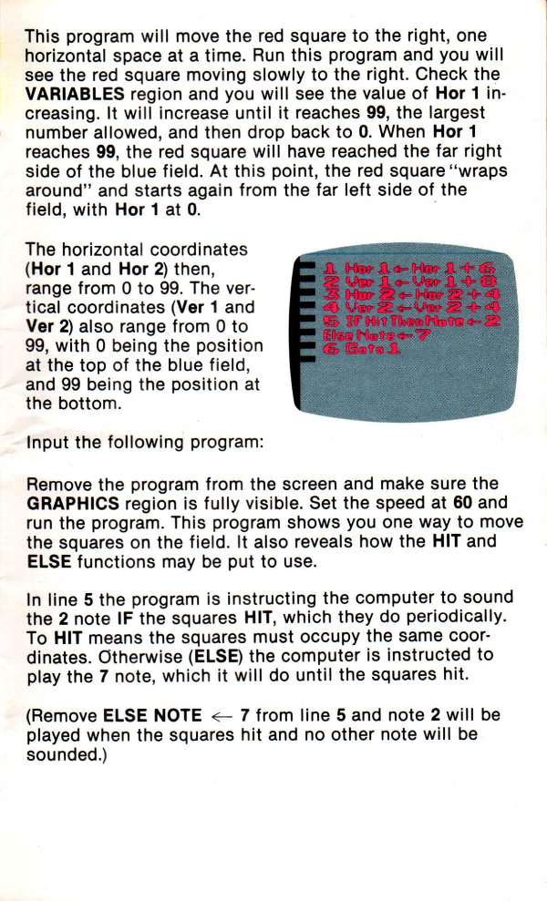 Instructions page 19
