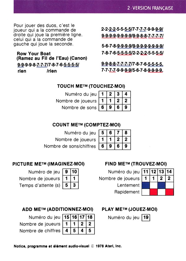 Instructions page 21