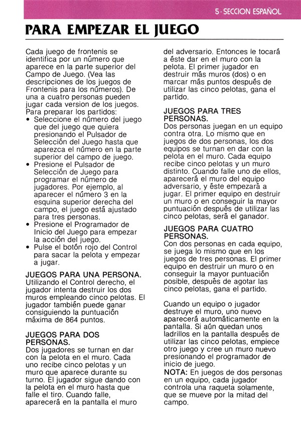 Instructions page 35