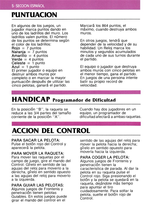 Instructions page 38