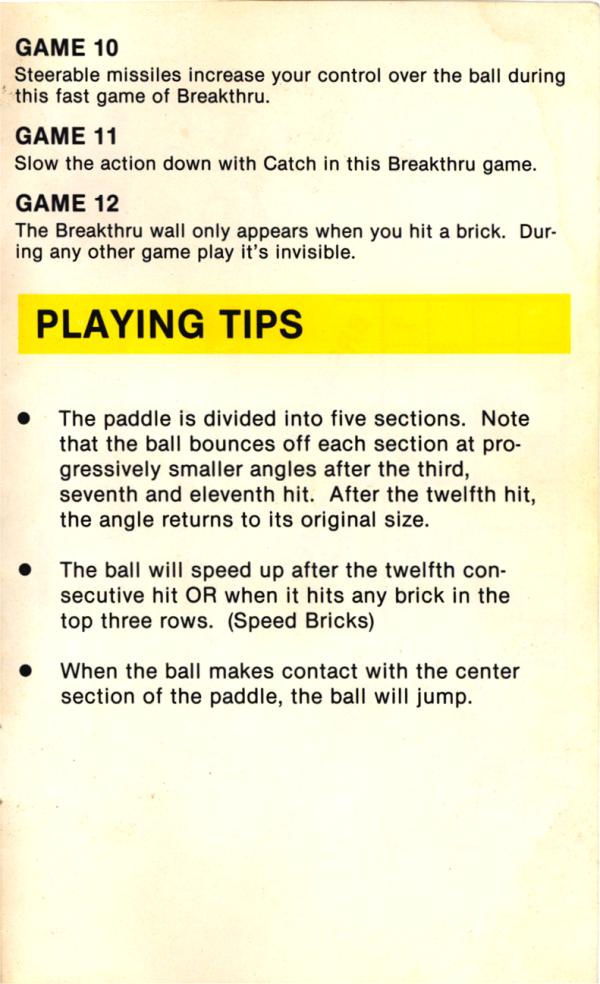 Instructions page 11