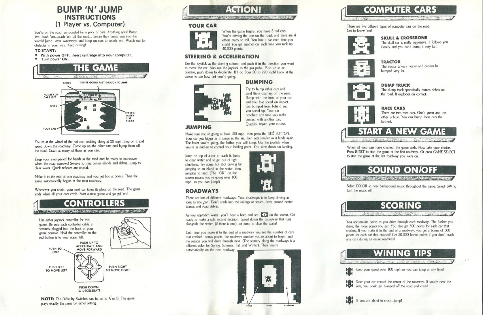 Instructions page 1